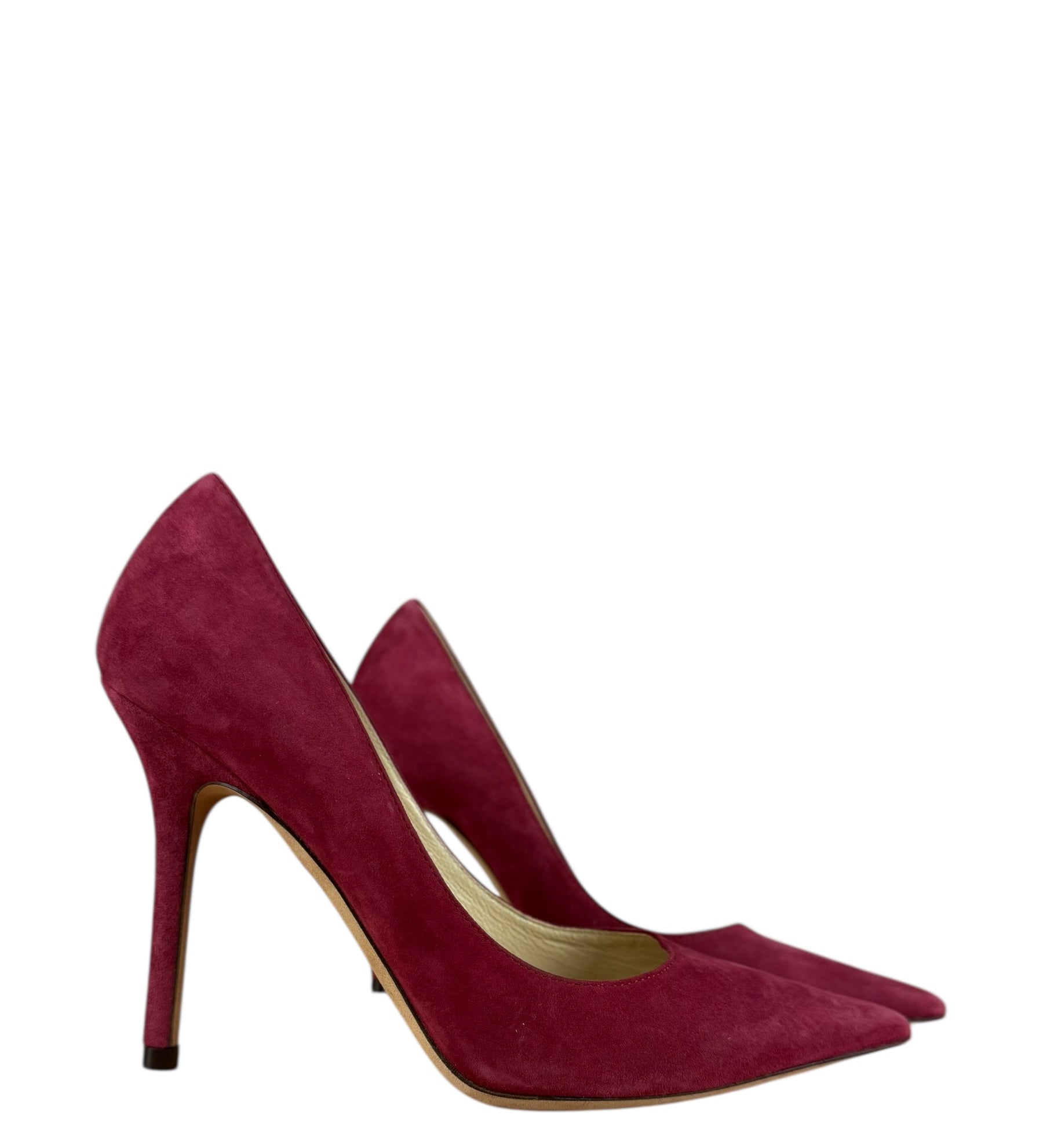 Jimmy Choo Red Suede Pumps