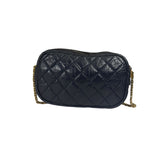Chanel Navy Quilted Lambskin Small Camera Bag 2019
