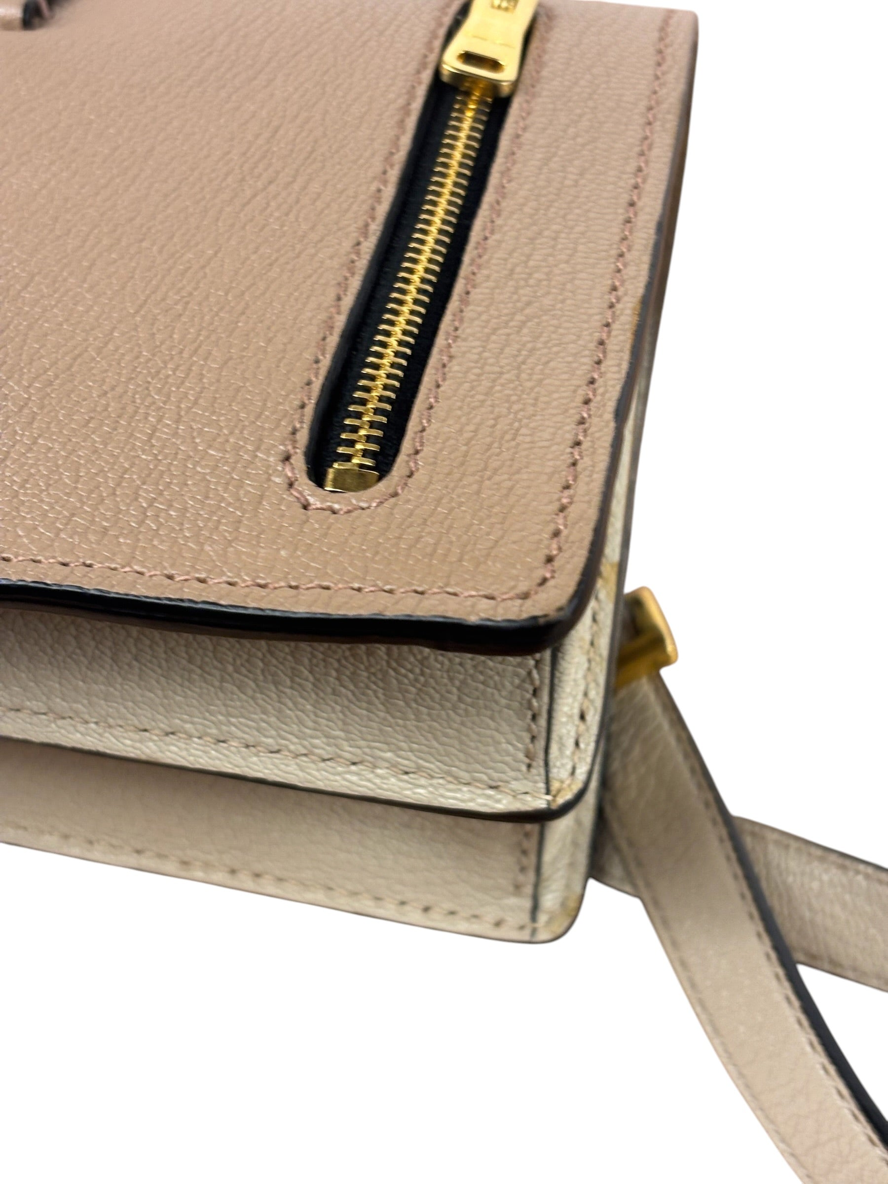 Miu Miu Beige/Cream Madras Small Crossbody Bag
