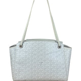 Goyard White Goyardine Sac Rouette PM Shoulder Tote