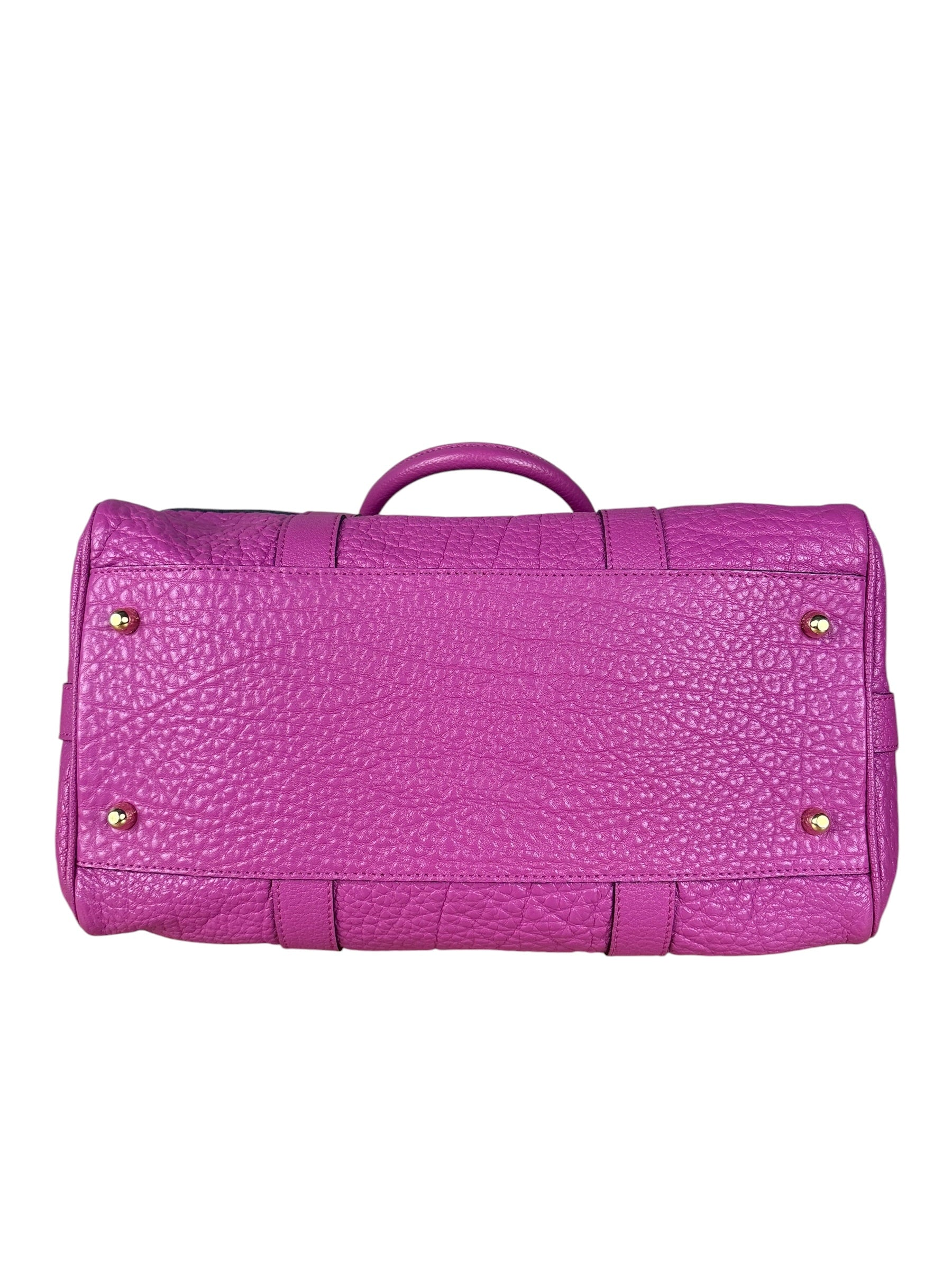 Loewe Vintage Pink Pebbled Leather Mini Boston Bag