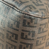 Fendi Brown Leather Zucca Mamma Baguette