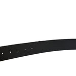 Gucci GG Supreme Black Interlocking Silver G Buckle Belt