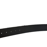 Gucci GG Supreme Black Interlocking Silver G Buckle Belt