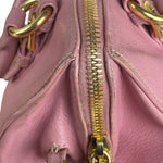 Miu Miu Pink Leather Two-Way Bag