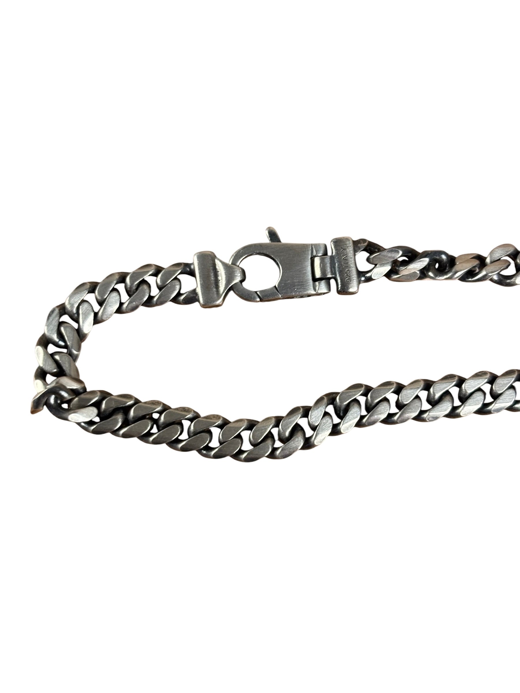 24 Inch .925 Sterling Sliver Thin Cuban Necklace
