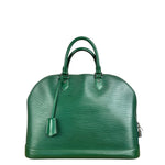 Louis Vuitton Green Epi Alma GM