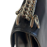 Fendi Black Leather Kan I Monster Eyes Shoulder Bag