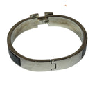 Hermes H Black/Palladium Clic Bracelet