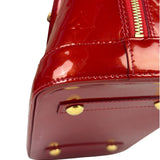 Louis Vuitton Red Vernis Alma MM Handbag