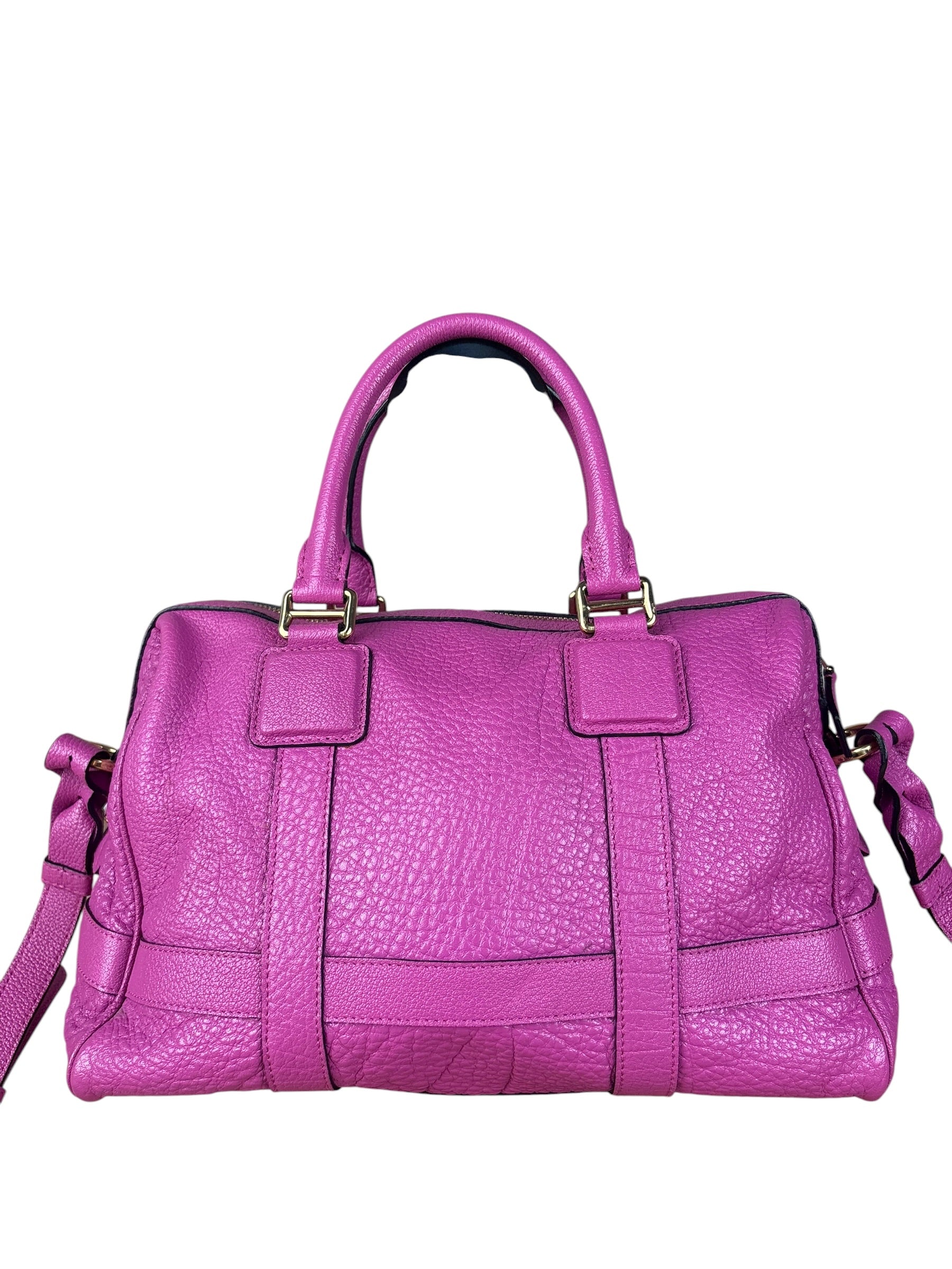 Loewe Vintage Pink Pebbled Leather Mini Boston Bag