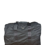 Prada Black Nylon Boston Travel Bag