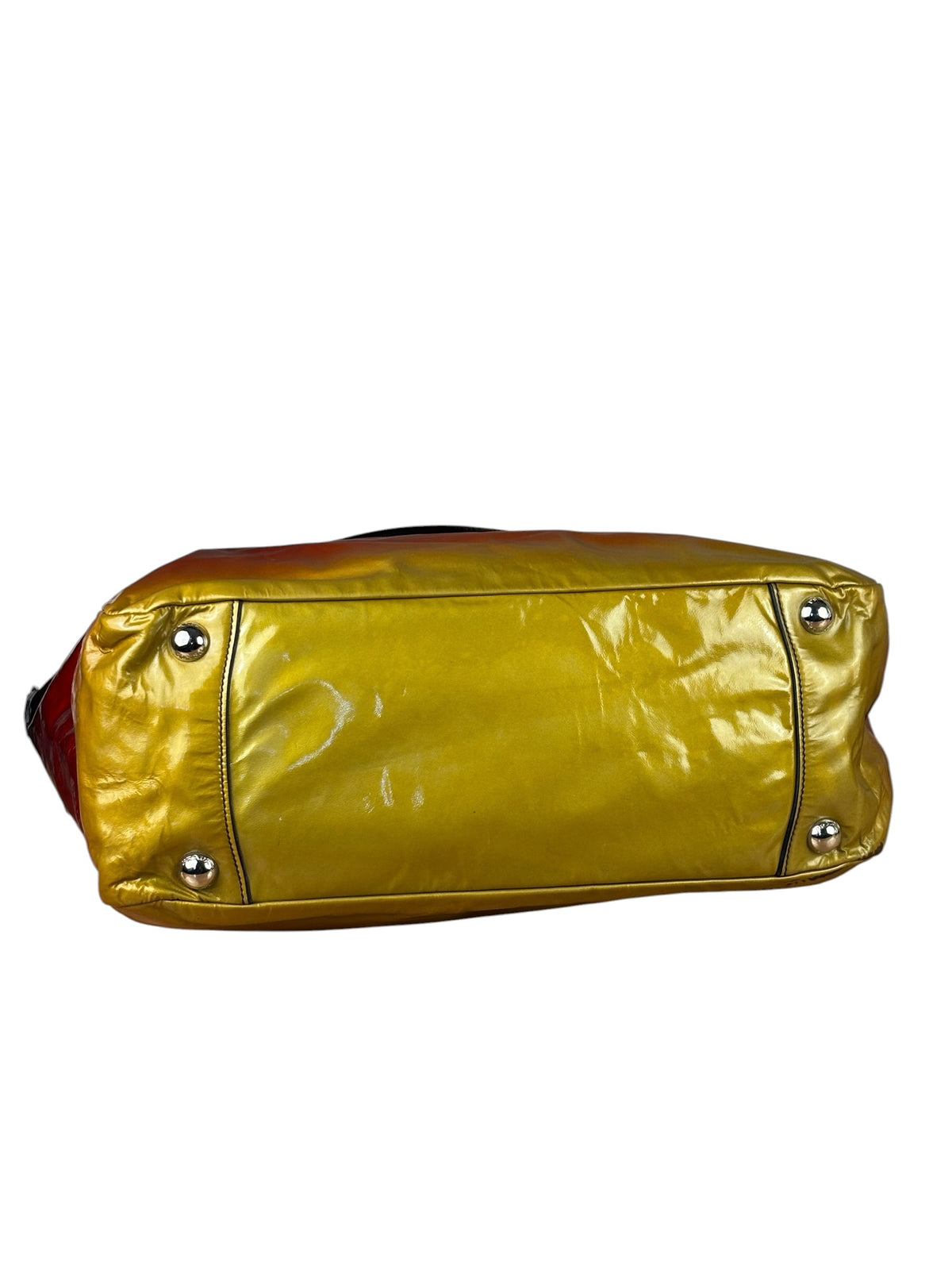 Prada Colorblock Patent Leather Vernice Sfumato Ombrè Handbag