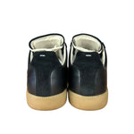 Maison Margiela Replica Leather and Suede Sneaker Black