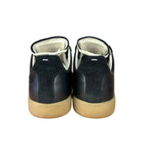 Maison Margiela Replica Leather and Suede Sneaker Black