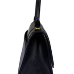 Balenciaga Black Leather Hourglass Handbag