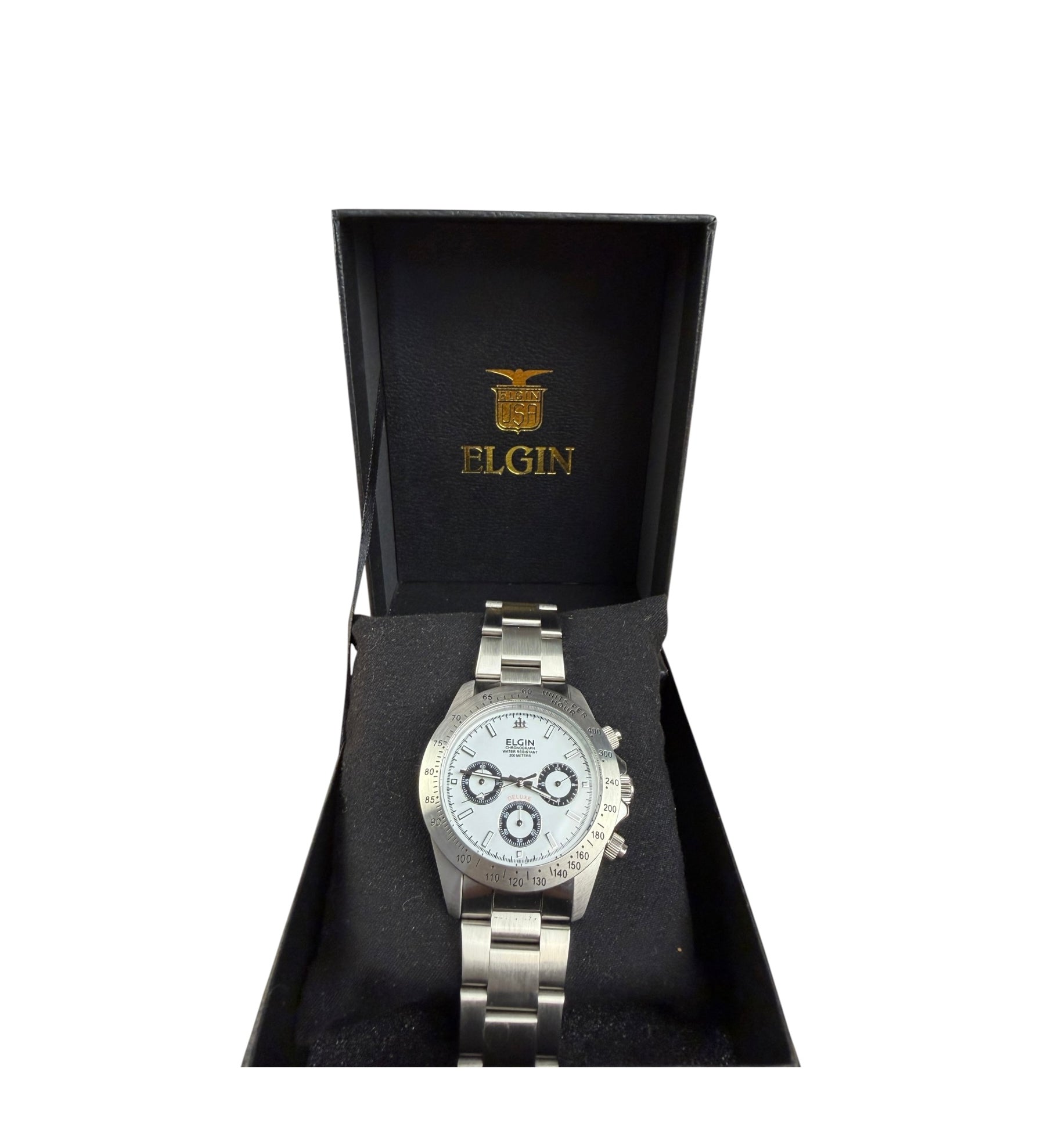 Elgin "Panda" Chronograph Quarrz Watch