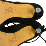 Manolo Blahnik Brown Suede Strappy Heels