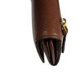 Tom Ford Brown Leather Flap Bi-Fold Wallet
