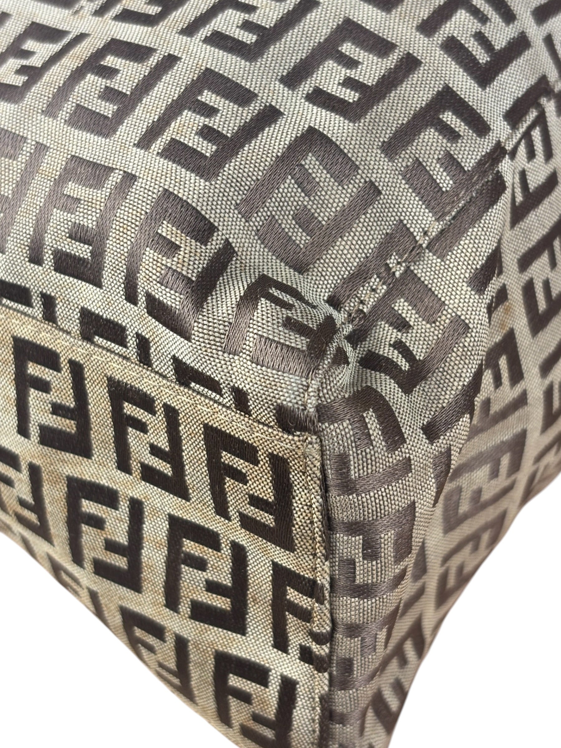 Fendi FF Vintage Canvas Tote Bag