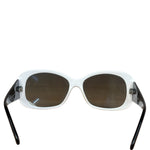 Chanel Vintage Black/White No. 5 Sunglasses
