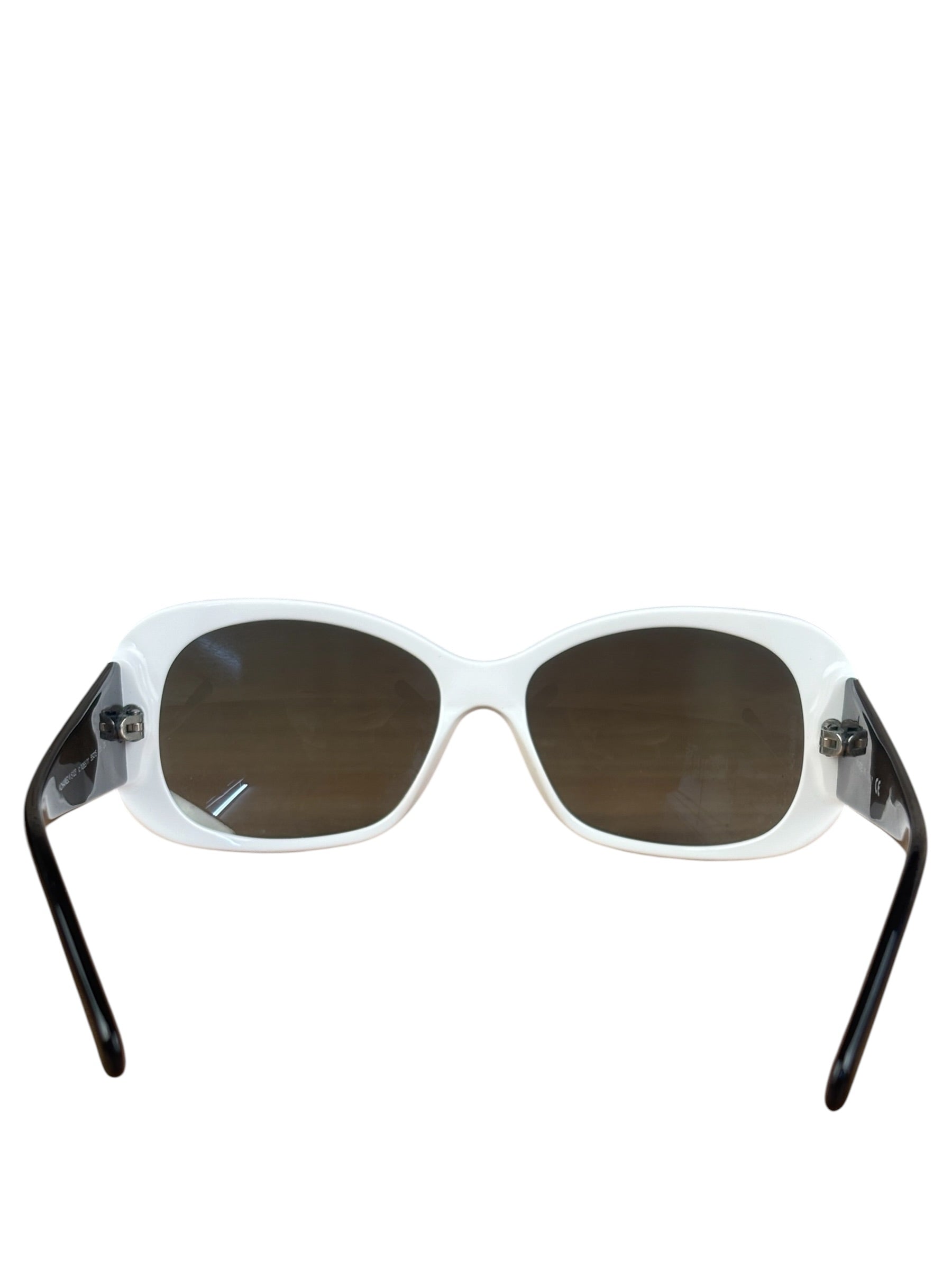 Chanel Vintage Black/White No. 5 Sunglasses