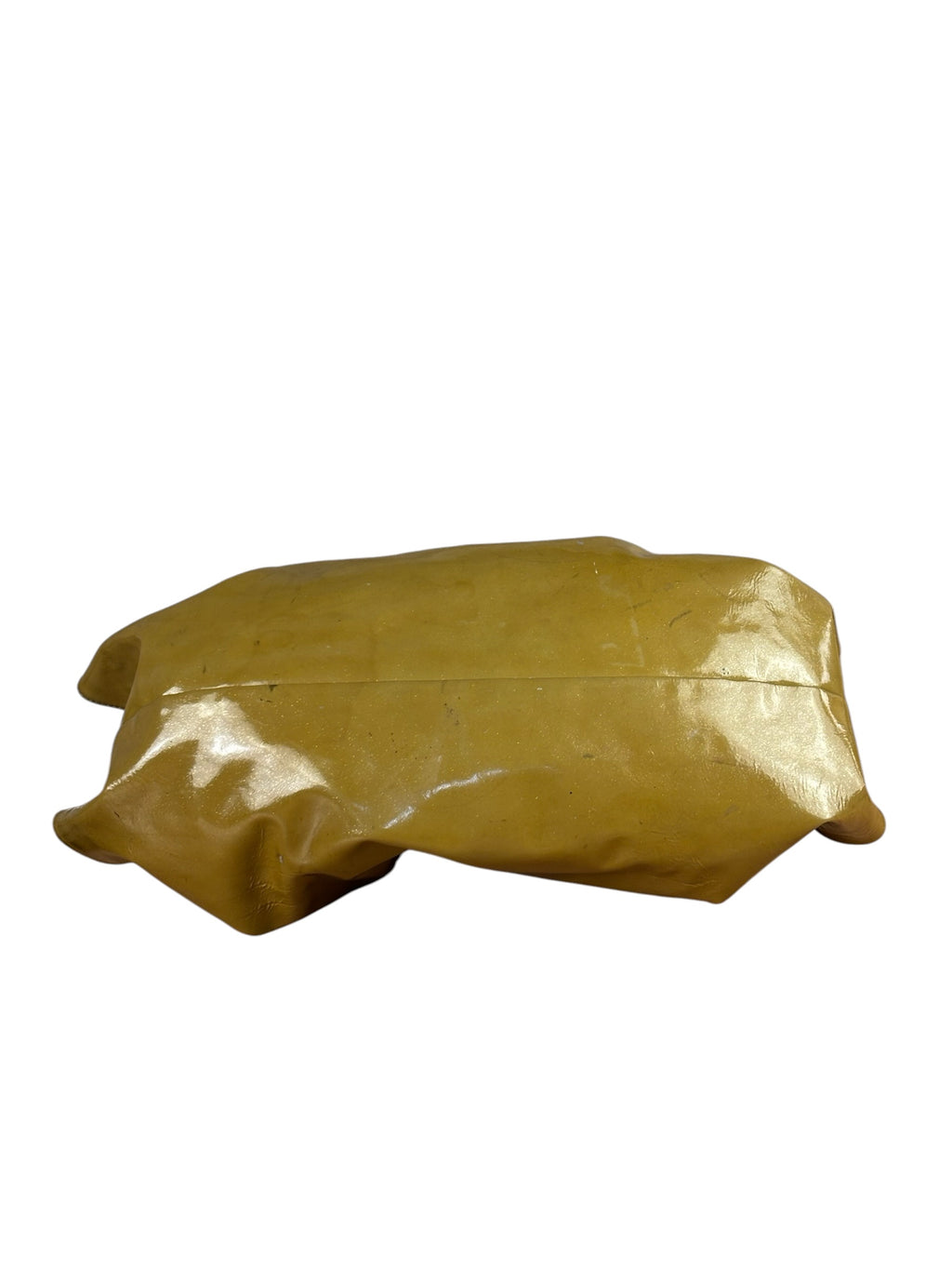 Loewe Anagram Patent Olive Leather Top Handle Bag