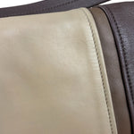 Fendi Colorblock Leather Two-Way Flap Bag