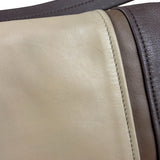 Fendi Colorblock Leather Two-Way Flap Bag