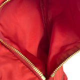 Prada Rosso Red Tessuto Nylon/Saffiano Leather Trim Shoulder Bag