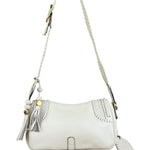 Gucci Limited Edition White Leather Marrakech Satchel Shoulder Bag