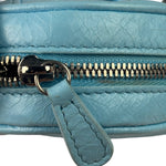 Balenciaga Blue Leather Le Cagole Mini Heart Crossbody