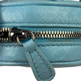 Balenciaga Blue Leather Le Cagole Mini Heart Crossbody