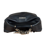 Gucci Black Leather Chain Hobo Bag