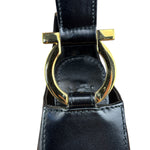 Salvatore Ferragamo Black Leather Hobo Bag