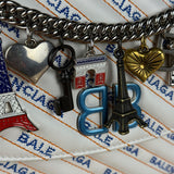 Balenciaga Calfskin Leather Souvenir Charm Bag w/ Dust Bag