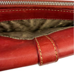 Coach Red Leather Zip Wallet