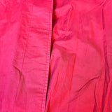 Burberry Vintage Red/Navy Check Mid Length Coat