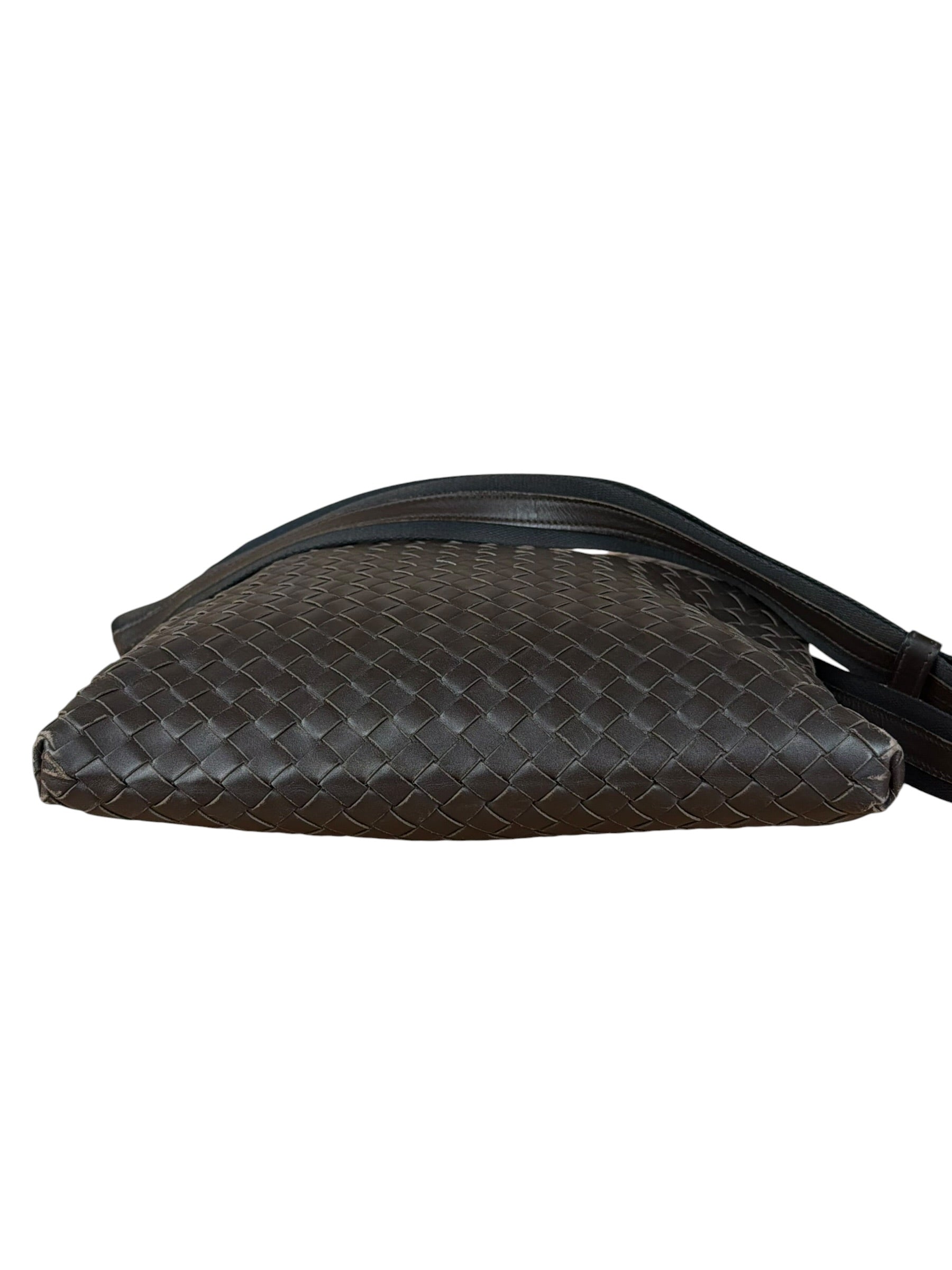 Bottega Veneta Brown Intrecciato Shoulder Bag