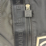 Chanel Black NylonSport Line Duffle Mesh Large Bag 2000's
