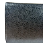 Chanel Black Caviar Flap Wallet On Chain 2013