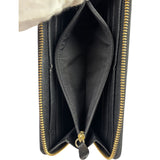 Coach Green Leather Zip-Around Long Wallet