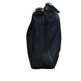 Prada Black Re-Nylon Saffiano Leather Crossbody Bag