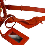 Balenciaga Red Leather Mini City Bag