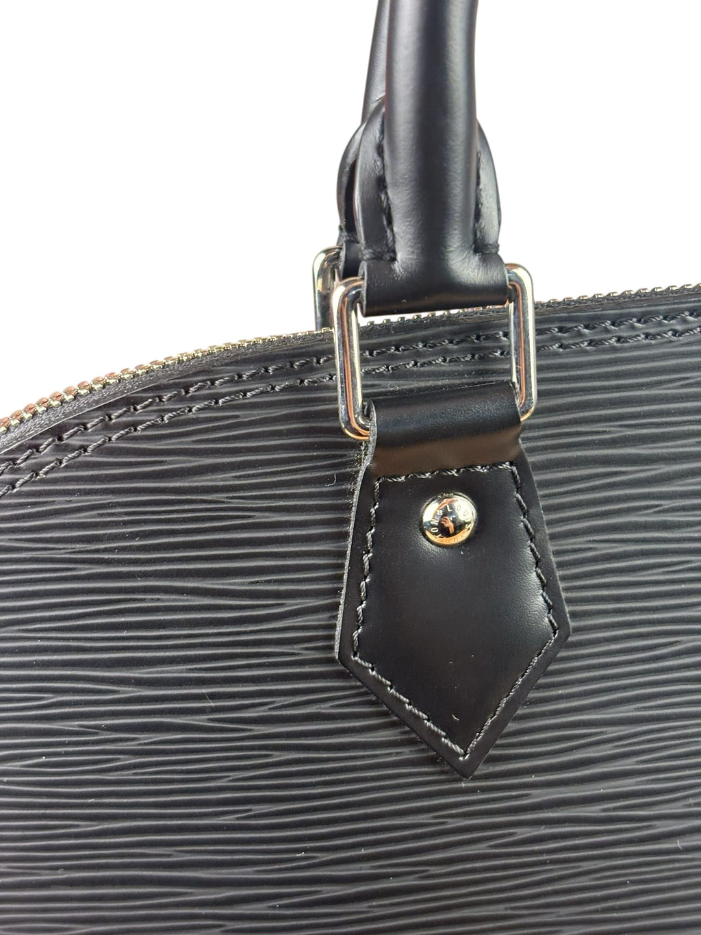 Louis Vuitton Black Epi Leather Alma Handbag PM