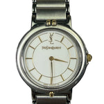 YSL White Stick Round Dial