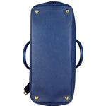 Prada Blue Galleria Saffiano Leather Tote