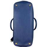 Prada Blue Galleria Saffiano Leather Tote
