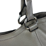 Prada Grey Vitello Daino Leather 2Way Handbag