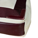 Balenciaga Canvas Maroon Cabas XS Tote Bag